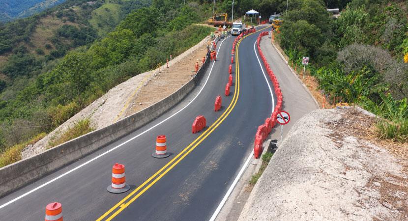 Desde el 1 de octubre finalizamos las obras y habilitamos ambos carriles en el km 17
